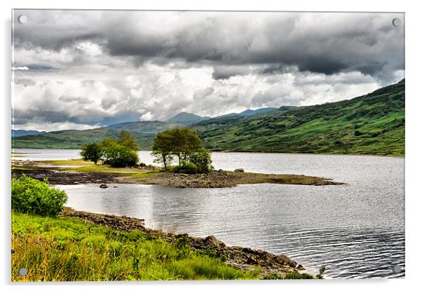 Loch Arklet Acrylic by Jacqi Elmslie
