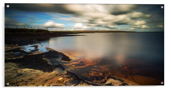 BE0021W - Whiteholme Reservoir - Wide Acrylic by Robin Cunningham