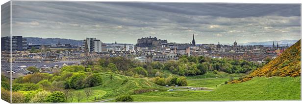 Edinburgh Panorama Canvas Print by Tom Gomez