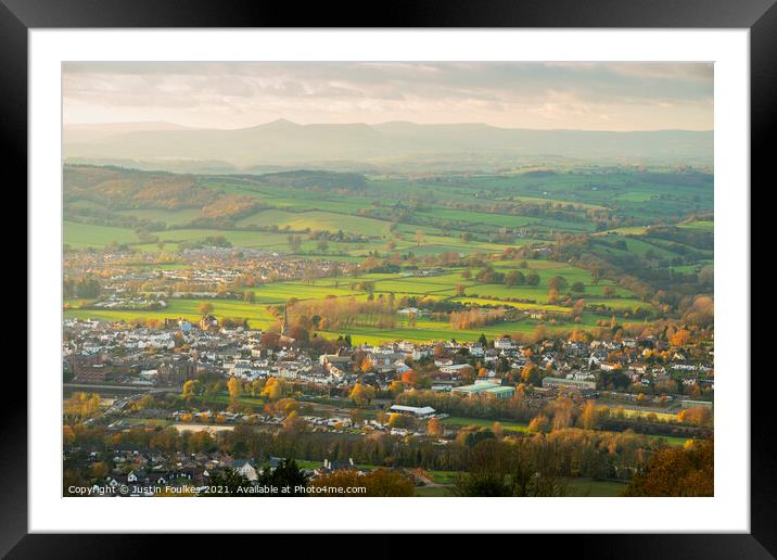 Monmouth, Wales Framed Mounted Print by Justin Foulkes