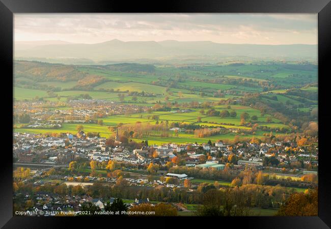 Monmouth, Wales Framed Print by Justin Foulkes