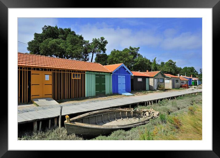 La Baudissiere at Ile d'Oleron, France Framed Mounted Print by Arterra 