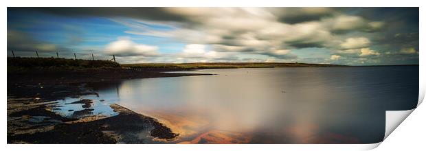 BE0021P - Whiteholme Reservoir - Panorama Print by Robin Cunningham