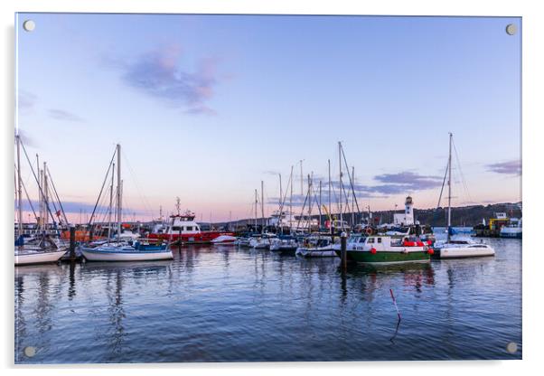 Scarborough harbour Acrylic by chris smith