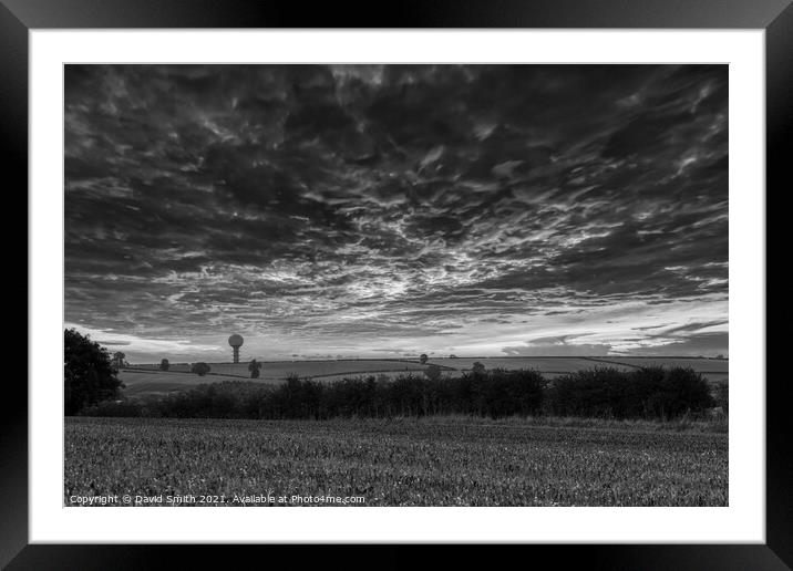 Claxby On The Wolds Framed Mounted Print by David Smith