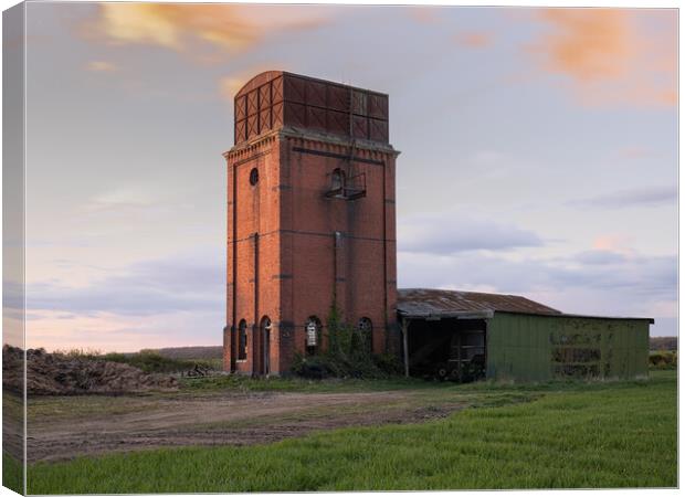 Bardney Water Tower Canvas Print by Jason Thompson