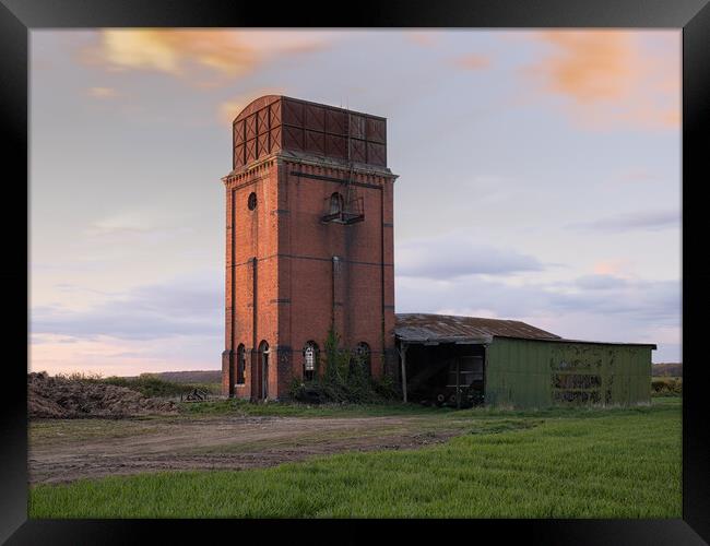 Bardney Water Tower Framed Print by Jason Thompson