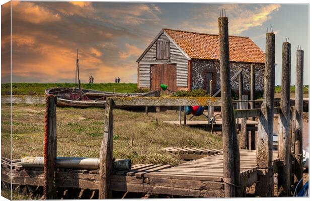 Rustic Charm by the Coast Canvas Print by Kevin Snelling