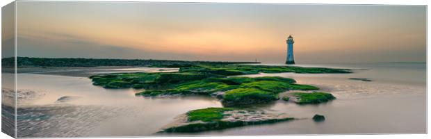 New Brighton Lighthouse Canvas Print by Phil Durkin DPAGB BPE4