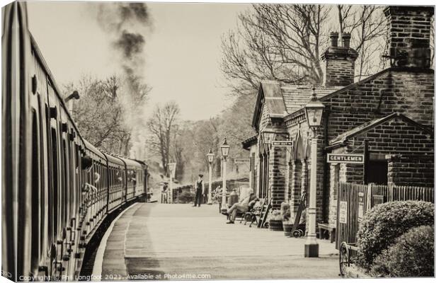 Oakworth Station West Yorkshire Canvas Print by Phil Longfoot