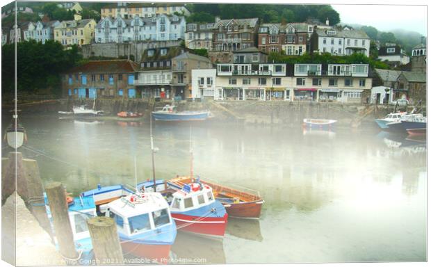 Mist in the Harbour Canvas Print by Philip Gough