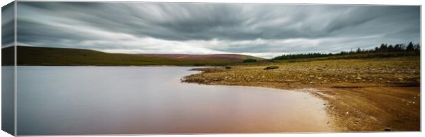 FA0001P - Gorple Lower Reservoir - Panorama Canvas Print by Robin Cunningham