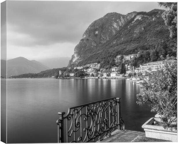 Menaggio and Lake Como Canvas Print by Alan Le Bon