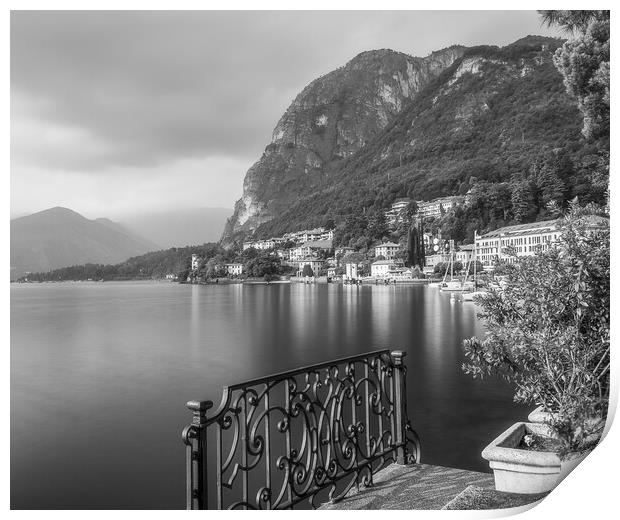 Menaggio and Lake Como Print by Alan Le Bon