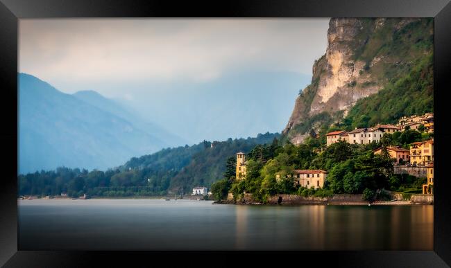 Menaggio, Lake Como Framed Print by Alan Le Bon
