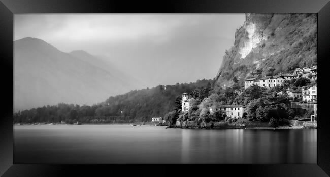 Menaggio Lake Como Framed Print by Alan Le Bon