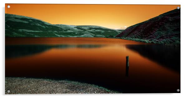 GM0006W - Wessenden Reservoir - Wide Acrylic by Robin Cunningham