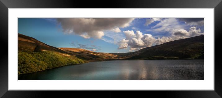 GM0002P - Wessenden Reservoir - Panorama Framed Mounted Print by Robin Cunningham