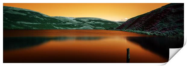 GM0006P - Wessenden Reservoir - Panorama Print by Robin Cunningham