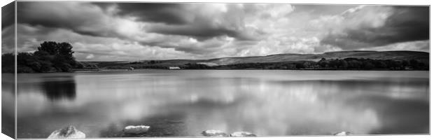 HL0024P - Hollingworth Lake - Panorama Canvas Print by Robin Cunningham