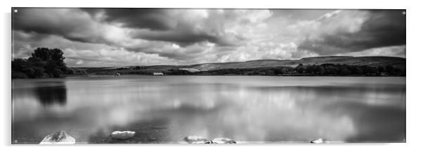 HL0024P - Hollingworth Lake - Panorama Acrylic by Robin Cunningham