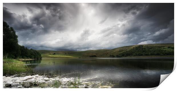 PW0006W - Piethorne Reservoir - Wide Print by Robin Cunningham