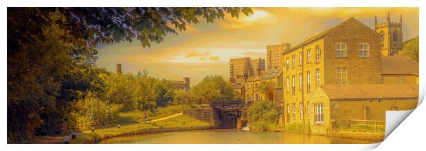 RC0001P - Sowerby Bridge...Gold Edition - Panorama Print by Robin Cunningham