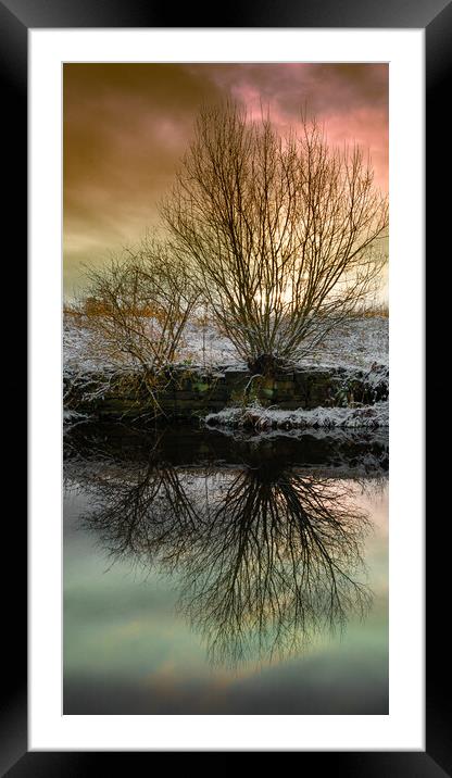 RC0004W - The First Sprinkling - Wide Framed Mounted Print by Robin Cunningham