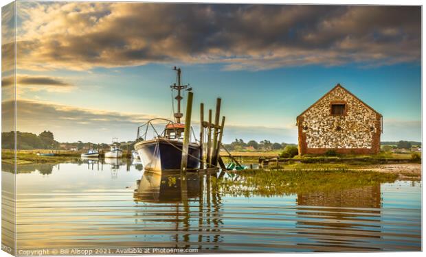Top of the tide. Canvas Print by Bill Allsopp