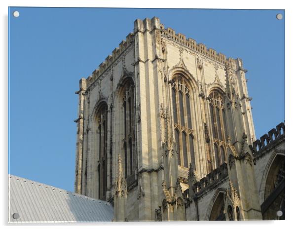 York Minster Acrylic by John Bridge