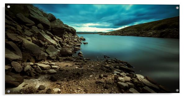 FA0001W - Gorple Lower Reservoir - Wide Acrylic by Robin Cunningham