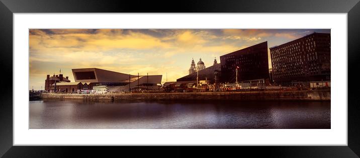 FA0005P - On the Waterfront - Panorama Framed Mounted Print by Robin Cunningham
