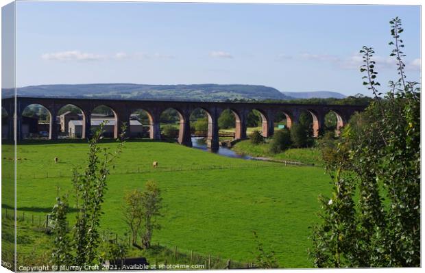 Whalley Viaduct - Lancashire Canvas Print by Murray Croft