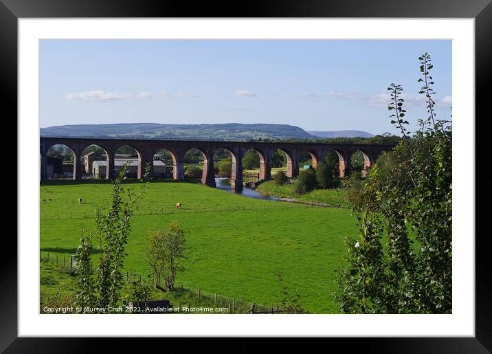 Whalley Viaduct - Lancashire Framed Mounted Print by Murray Croft