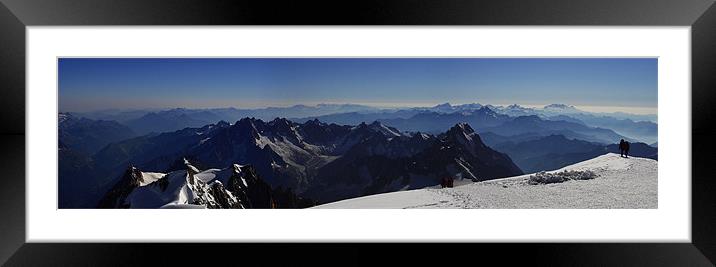 Summit View Framed Mounted Print by Neil Gavin