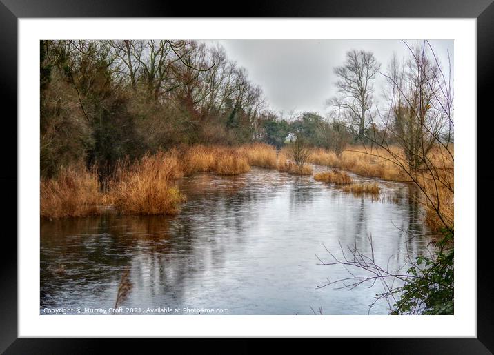 MANEA PIT WINTER SCENE Framed Mounted Print by Murray Croft