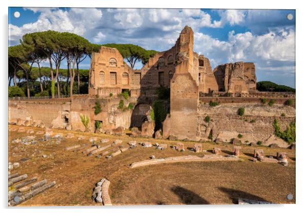 Hippodrome of Domitian in Rome Acrylic by Artur Bogacki