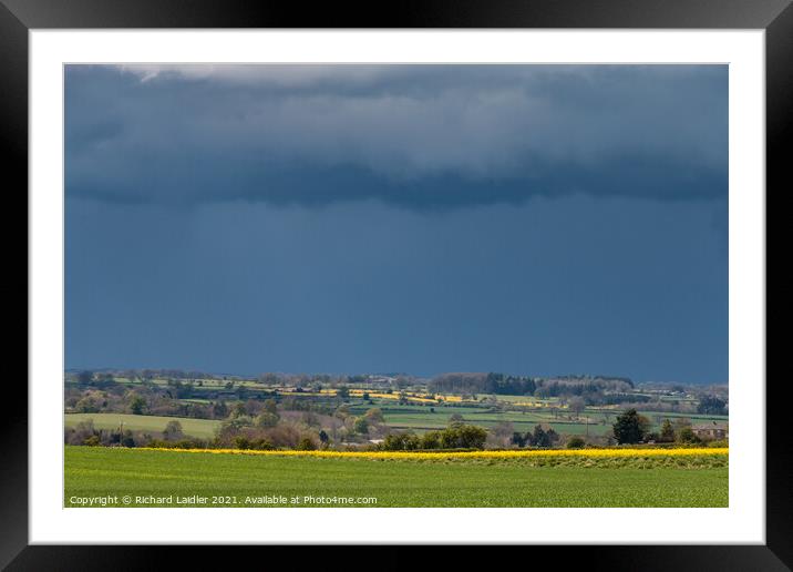 Approaching Storm Framed Mounted Print by Richard Laidler
