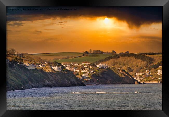 Plaidy and Millendreath (Looe, Cornwall) Framed Print by Lee Kershaw