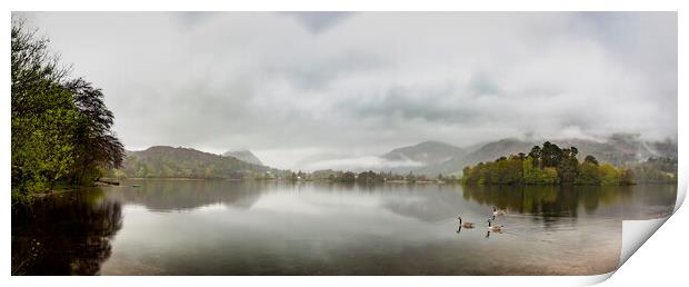Grasmere  Lake District  Print by Maggie McCall