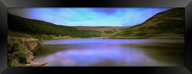 GM0004P - Yeoman Hey Reservoir - Panorama Framed Print by Robin Cunningham