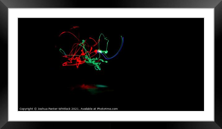 Dancing lights Framed Mounted Print by Joshua Panter-Whitlock