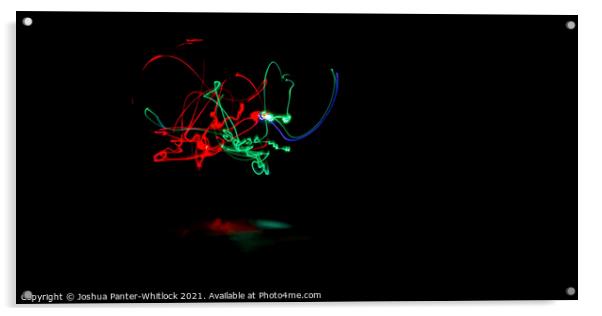Dancing lights Acrylic by Joshua Panter-Whitlock