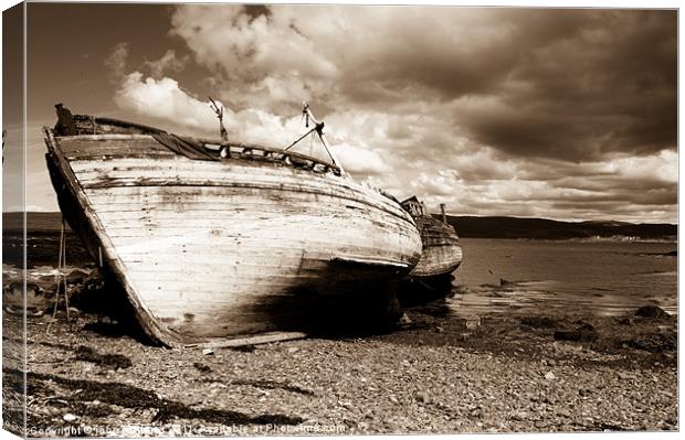 Wrecked Canvas Print by john williams
