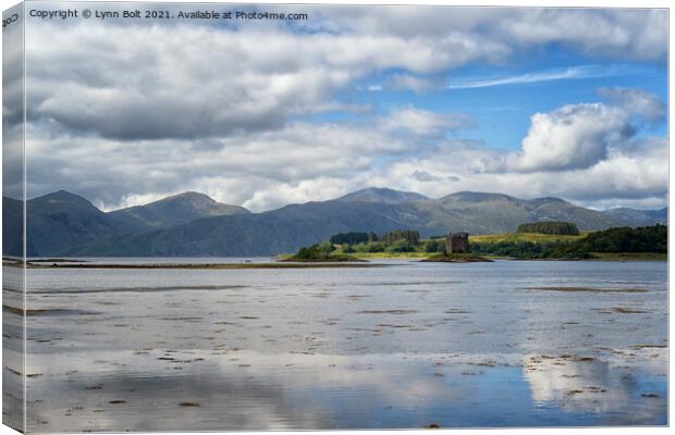 Castle Stalker Argyll and Bute Canvas Print by Lynn Bolt