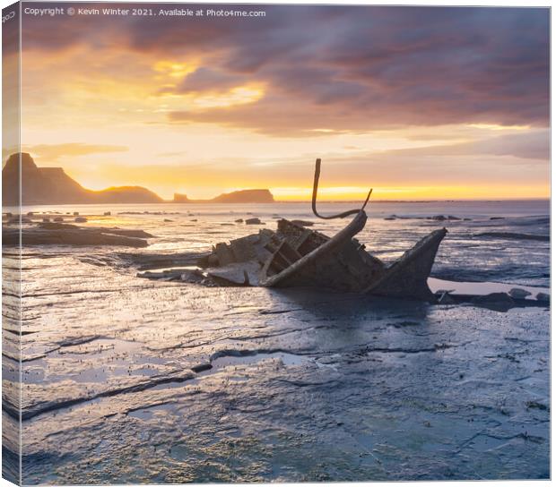 Admiral Tromp and Black Nab Canvas Print by Kevin Winter