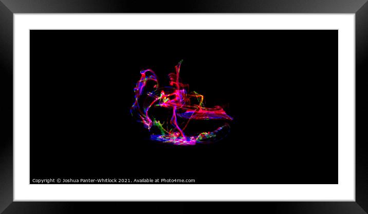 Dancing light 3 Framed Mounted Print by Joshua Panter-Whitlock