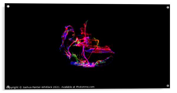Dancing light 3 Acrylic by Joshua Panter-Whitlock