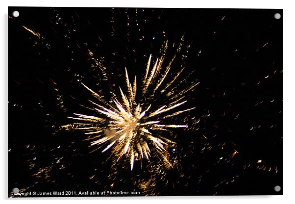 Firework Acrylic by James Ward