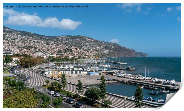 Funchal Print by Jo Sowden